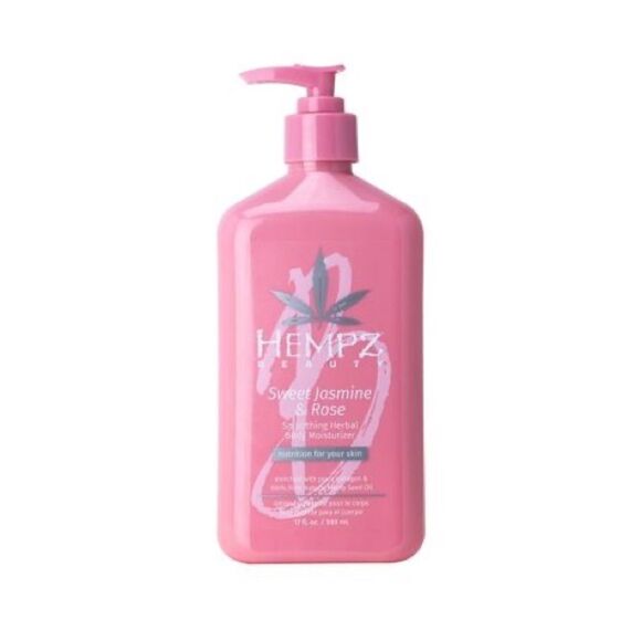 Hempz Other - Hempz Sweet Jasmine & Rose Herbal Body Moisturizer Vegan Lotion Pink 17oz Bottle